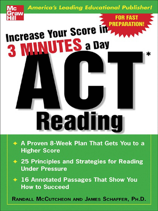 Title details for Increase Your Score In 3 Minutes A Day by Randall McCutcheon - Available